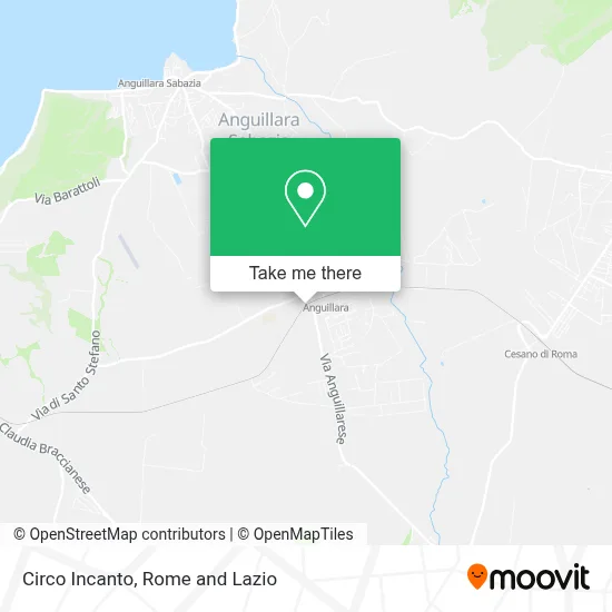 Circo Incanto map