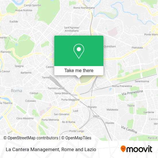 La Cantera Management map