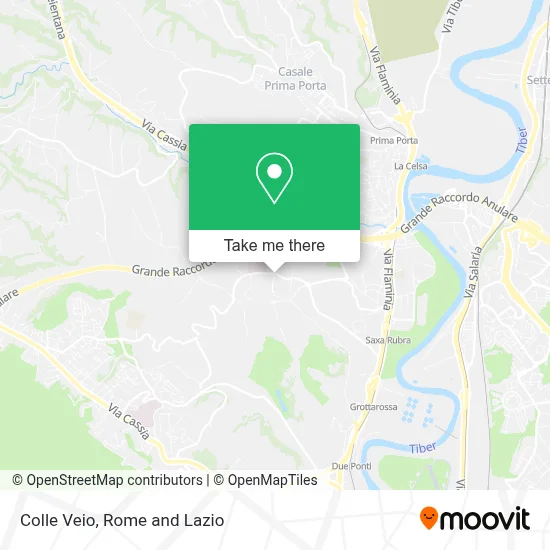 Colle Veio map