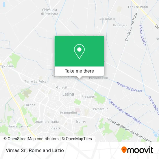 Vimas Srl map