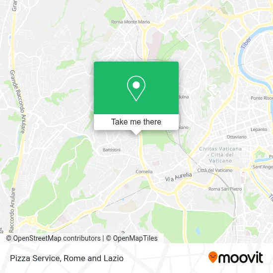 Pizza Service map