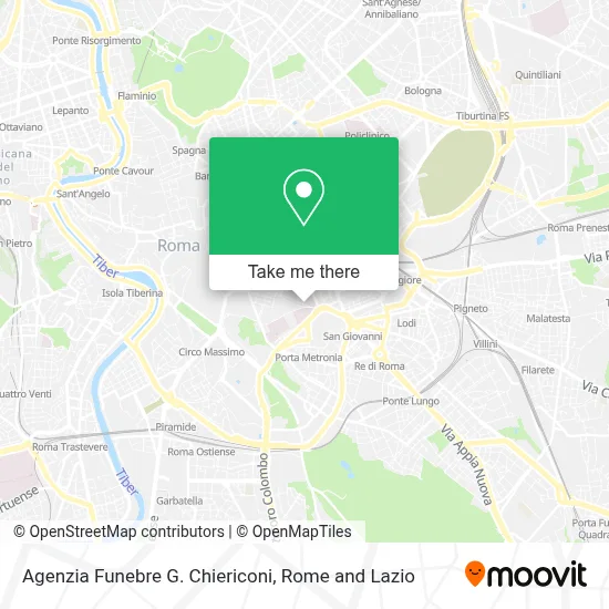 Agenzia Funebre G. Chiericoni map