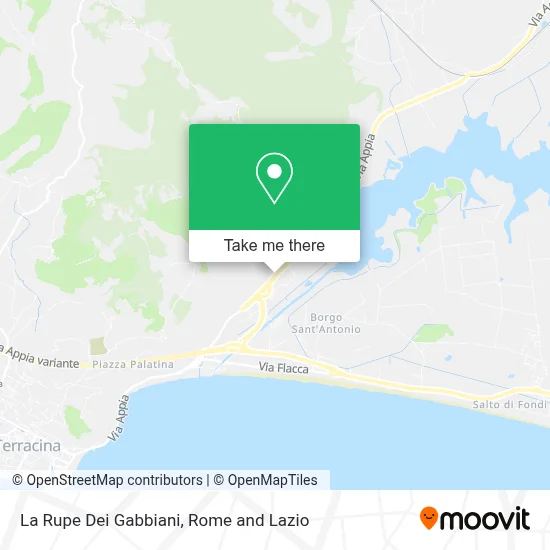 La Rupe Dei Gabbiani map