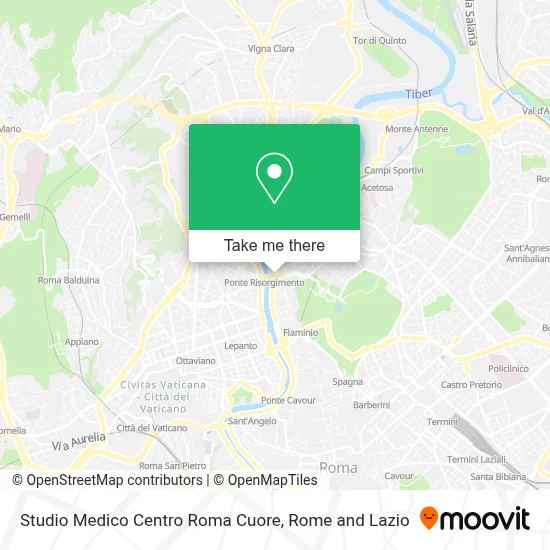 Studio Medico Centro Roma Cuore map