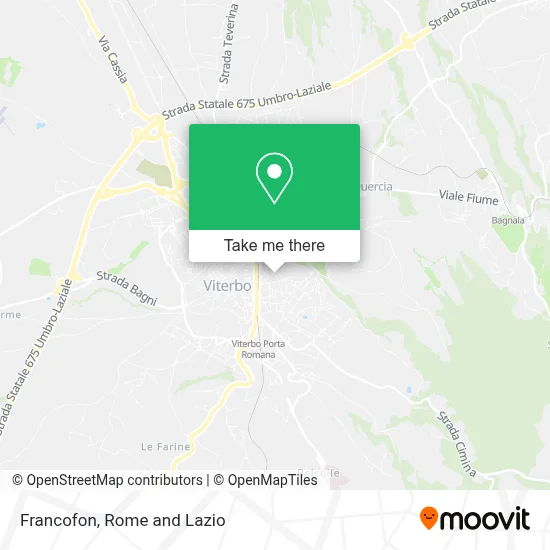 Francofon map