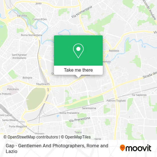 Gap - Gentlemen And Photographers map