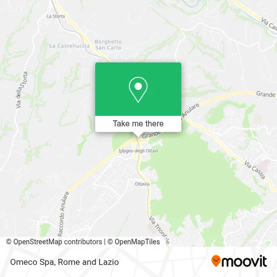 Omeco Spa map