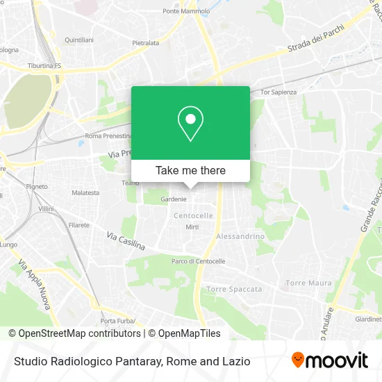 Studio Radiologico Pantaray map