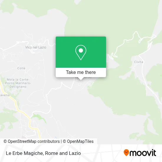 Le Erbe Magiche map