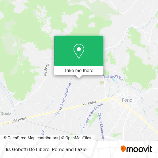 Iis Gobetti De Libero map