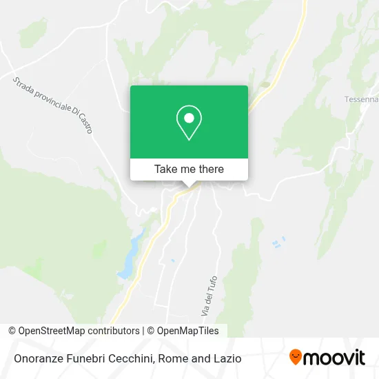 Onoranze Funebri Cecchini map