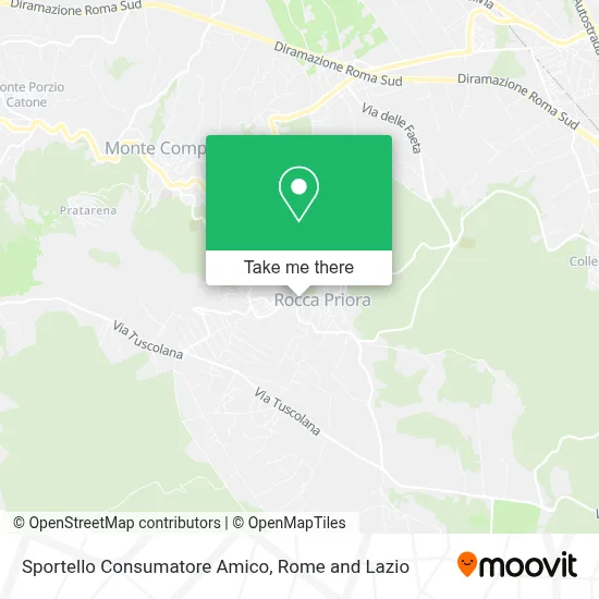 Sportello Consumatore Amico map