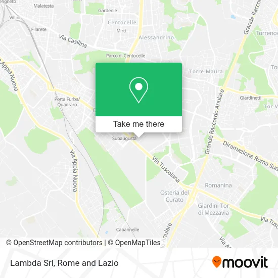 Lambda Srl map