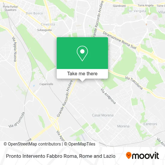 Pronto Intervento Fabbro Roma map