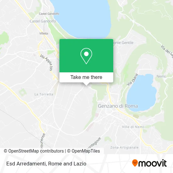 Esd Arredamenti map