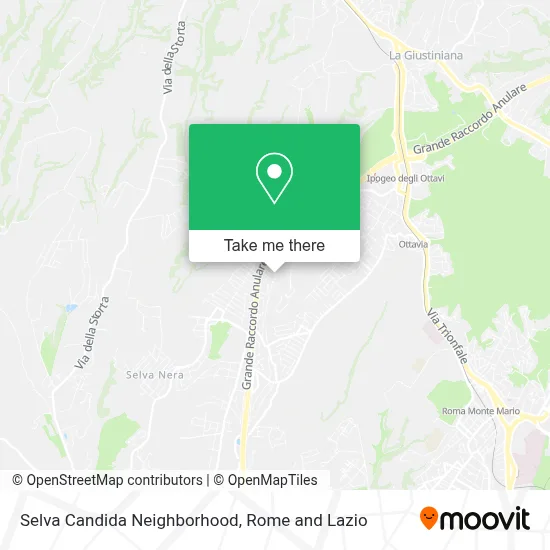 Selva Candida Neighborhood map