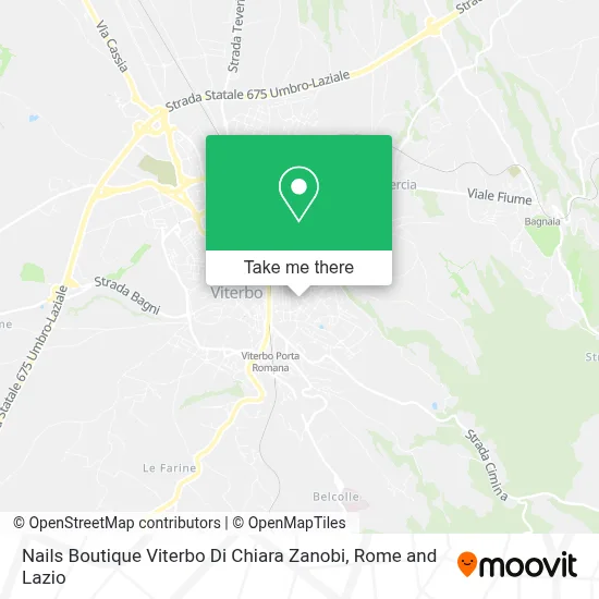 Nails Boutique Viterbo Di Chiara Zanobi map