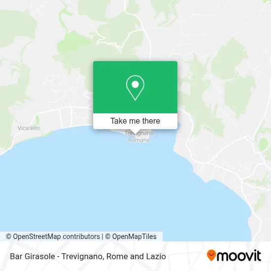 Bar Girasole - Trevignano map