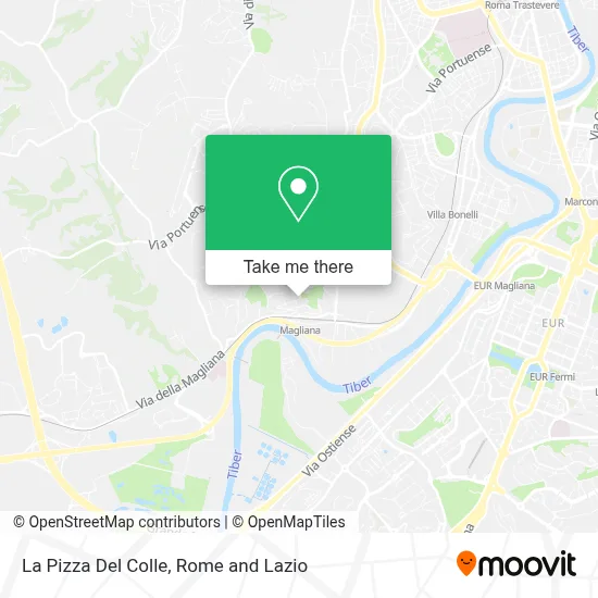 La Pizza Del Colle map