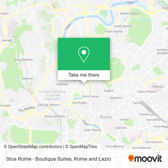 Stoa Rome - Boutique Suites map