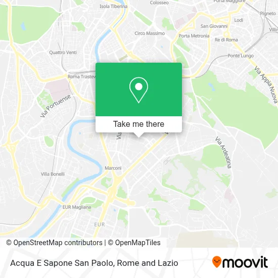 Acqua E Sapone San Paolo map