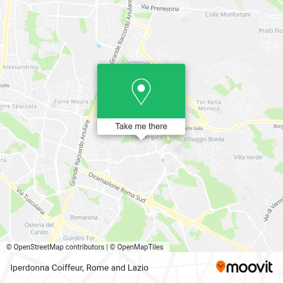 Iperdonna Coiffeur map