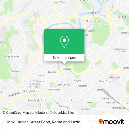 Cibox - Italian Street Food map