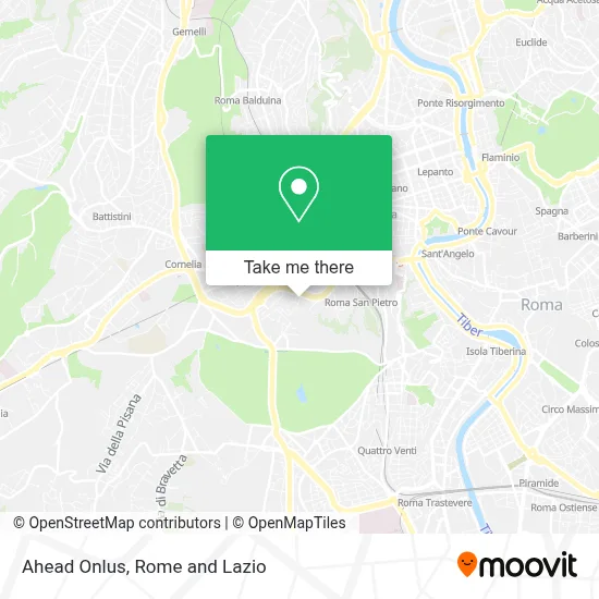 Ahead Onlus map