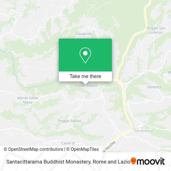 Santacittarama Buddhist Monastery map