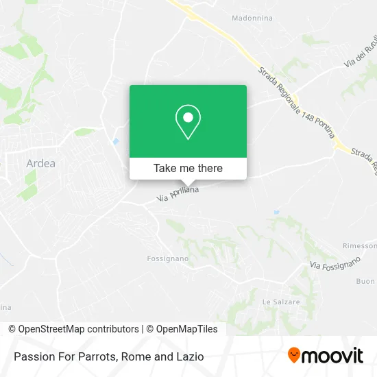 Passion For Parrots map