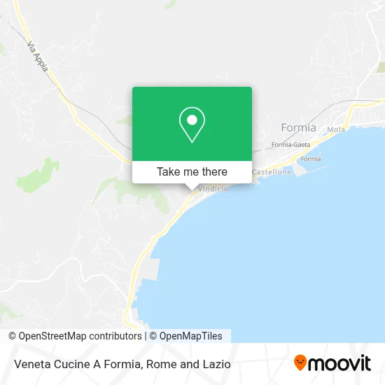 Veneta Cucine A Formia map
