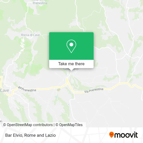 Bar Elvio map