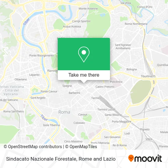 Sindacato Nazionale Forestale map