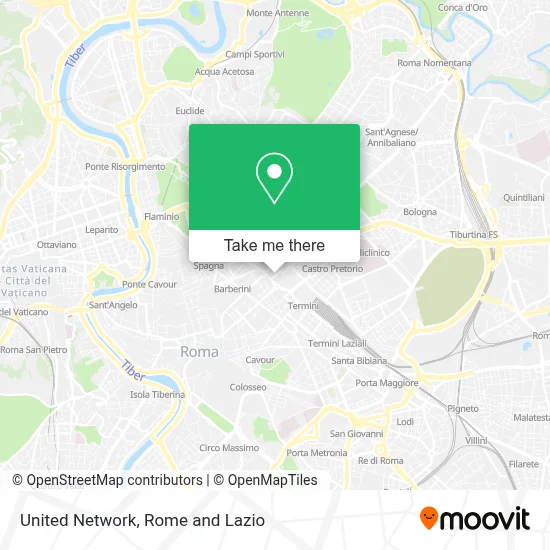 United Network map