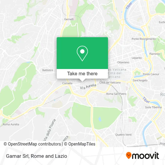 Gamar Srl map