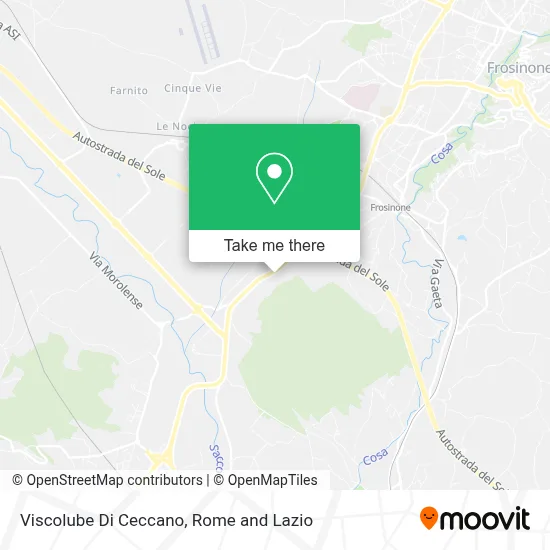 Viscolube Di Ceccano map