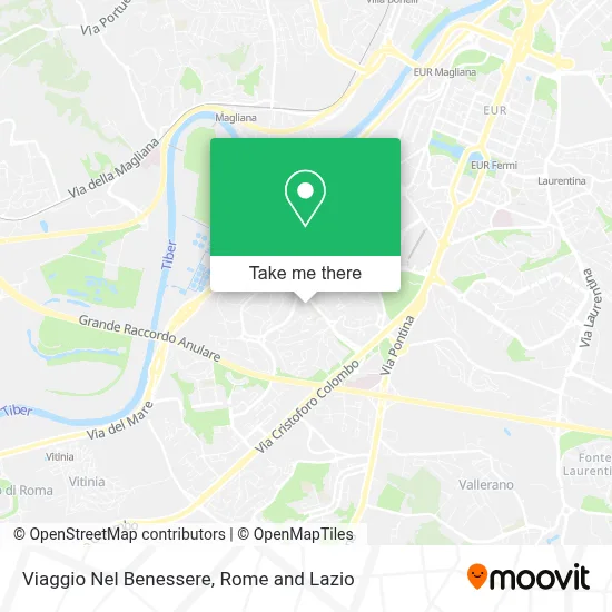 Viaggio Nel Benessere map
