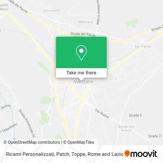 Ricami Personalizzati, Patch, Toppe map