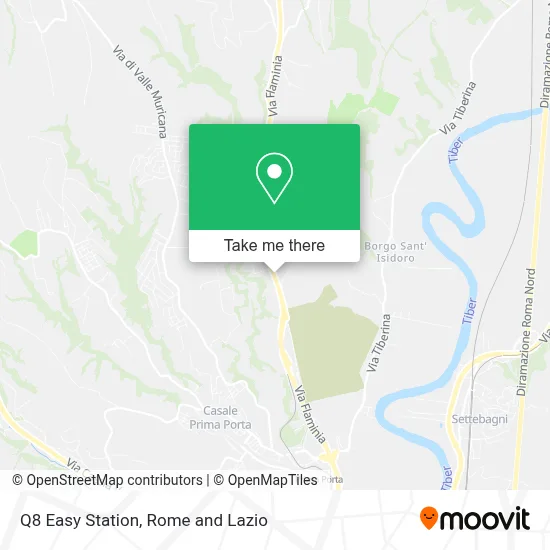 Q8 Easy Station map