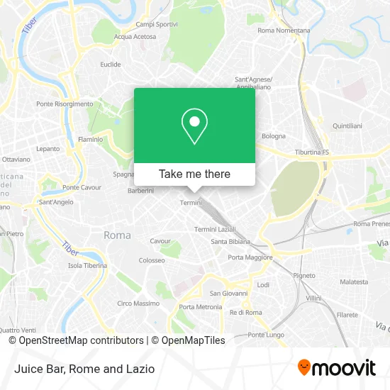 Juice Bar map