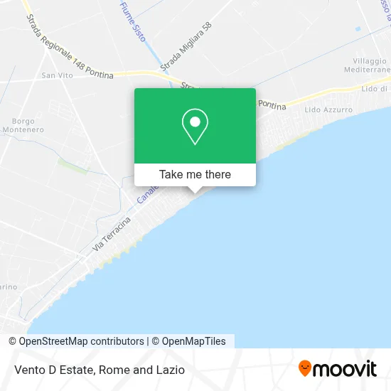 Vento D Estate map