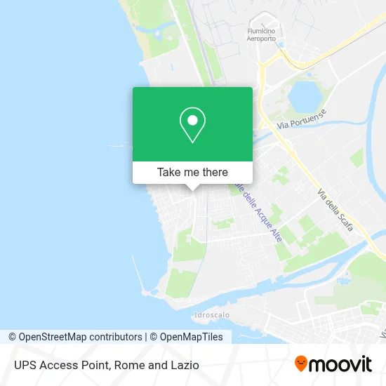 UPS Access Point map