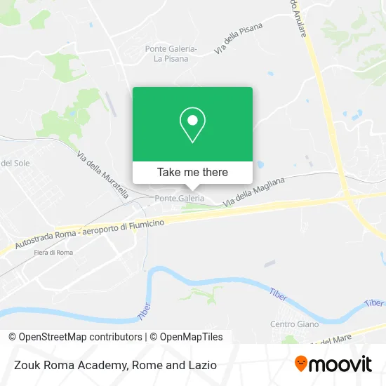 Zouk Roma Academy map