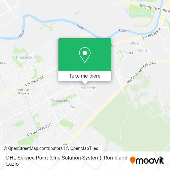 DHL Service Point (One Solution System) map