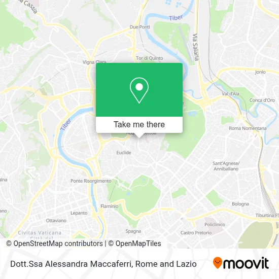 Dott.Ssa Alessandra Maccaferri map