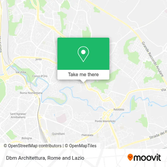 Dbm Architettura map