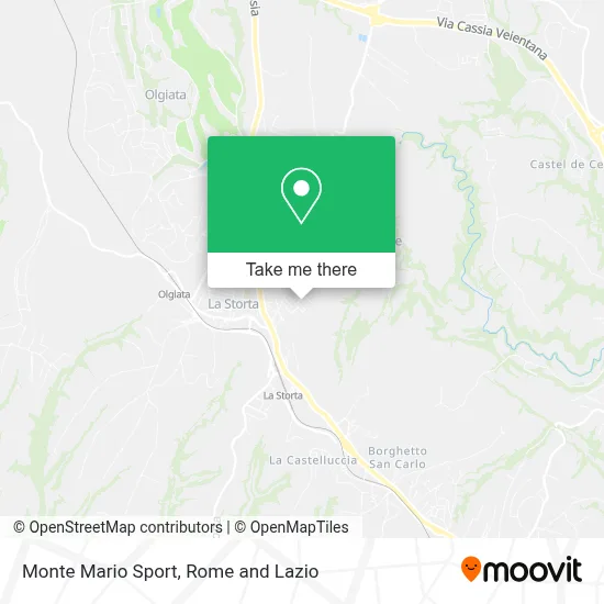 Monte Mario Sport map