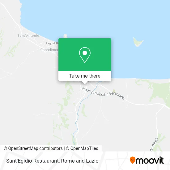 Sant'Egidio Restaurant map