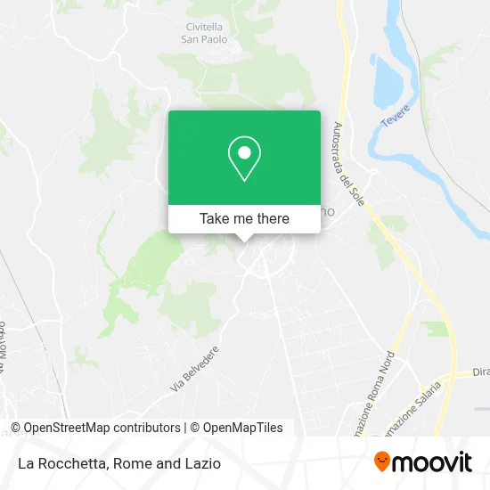 La Rocchetta map