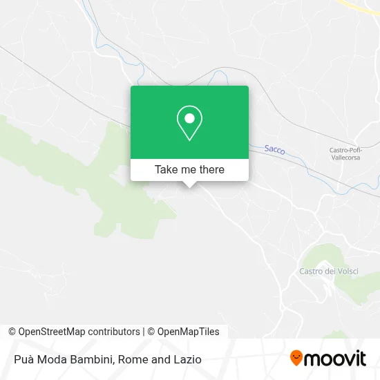 Puà Moda Bambini map